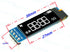 WWZMDiB 3 0.91 I2C SSD1306 ESP32 Pcs OLED Display Screen with IIC Compatible with for Arduino Raspberry Pi STM