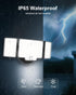 RUNBARRY 188 4200LM 6500K 3 IP65 120V 1 Pack Motion Sensor Outdoor Light, LED Flood Lights Outdoor, Daylight, Modes