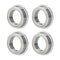 MF74ZZ 4PCS Flange Ball Bearing 4×7×2.5mm Double Metal Shielded for Industrial Machine, Power Tools
