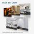 6 Inch 5CCT 2700K/3000K/4000K/5000K/6000K 12W 1100Lm, Dimmable ECOELER Ultra-Thin LED Recessed Ceiling Light