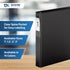 Premium Economy 1-Inch 3-Ring Binder for School, Office, or Home, Pack of 6, Black