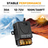 12v DC12V/24V/48V/72V 30A 328ft Remote Control Switch, Relay RF Control Switch with Long Range for Anti-Theft Alarms