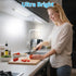 2 14 Inch Counter, maylit Under Cabinet Lighting Plug in, Pcs Linkable Ultra Bright LED Light Bars, Renter Friendly