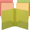Mr. Pen Plastic Folders with Pockets and Prong, 5 Pack Assorted Colors, Pocket Folders with Fasteners