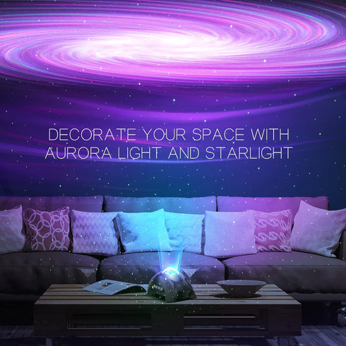 33 Northern Galaxy Light Aurora Projector with Light Effects, Night Lights LED Star Projector for Bedroom Nebula Lamp