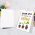 Supoeguk Funny Thank You Card for Teacher, Cute Appreciation Card for Teacher Mom, Teachers Day Card, Gift for Teacher