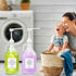 2 64 oz Pcs Glass Liquid Laundry Detergent Dispenser with Pump (Upgraded), Dispenser for Laundry Room, Half Gallon