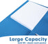 RAZCC Two Pocket Folders, 50 Pack, Fit Letter Size Paper, Paper Folders with Pockets for School Office