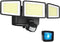 UME Battery Powered Motion Sensor Outdoor Lights 302 LED 1800LM, IP65 Waterproof