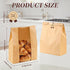 JourHawee 30pcs 13.7x8.3x3.6in 30 Bread Bags With Front Window For Homemade Bread, Sourdough Paper Bread Bags Bakery
