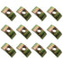 Half Moon Nuts JCBIZ 12pcs 24mm M6 Half Moon Nuts Washer Spacer for Furniture Hardware Accessories
