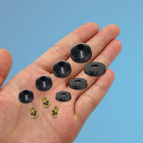 258 2-in-1 Set ZDBB Pcs Spigot Washer & Hose Gasket Kit for Assorted Outdoor Faucet Garden Hose Valve Stem Worn Out