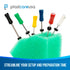 50 Pack PlastCare USA Endodontic Triangle Sponge Holders - Green