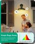 EDISHINE A19 Yellow Light Bulbs, 9W(60W Equivalent), 600LM 2400K Amber Glow, E26 Medium Base, Non-Dimmable, 8 Pack