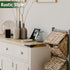 6.1" Frame(Height:1.3") 4Pcs Farmhouse Metal Corner Brackets Decorative Wood Table Matte Black Corner Protectors