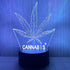 420 Leaf 3D LED Table Lamp, Optical Visual Illusion Night Light for Home Decor