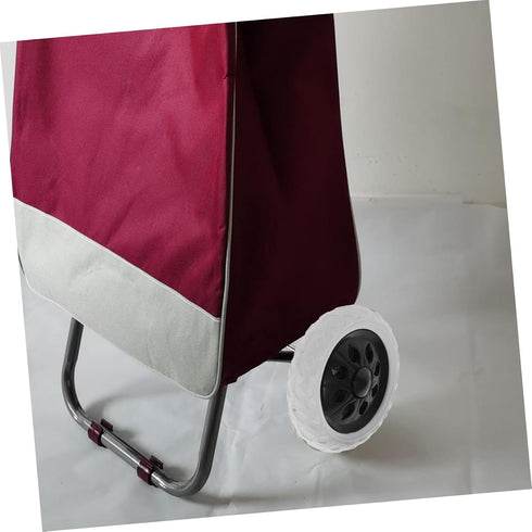 2pcs Veemoon Rolling Cart Wheel Replacement Plastic Laundry Cart Wheels for Shopping Trolley