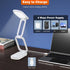 Frog department store 3 180 Foldable LED Desk Lamp, Rechargeable Battery Operated Portable Light with Brightness