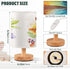 ALAZA Watercolor Butterfly Music Bedside Table Lamp with USB Port for Bedroom Nightstand Lamps Night Light Linen Fabric