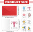 Chiisong 24 Sets Funny Nurse Thank You Cards Nurse Pun Appreciation Cards with Envelopes for Hospital Doctors