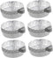 50Pcs Aluminum Foil Weighing Trays with Handle, Heavy Duty Aluminum Foil Pans for Laboratory Use and Measuring
