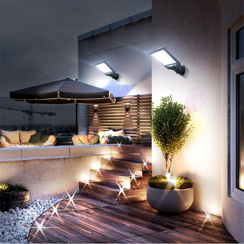 Solar Outdoor Lights with PIR Motion Sensor Waterproof Solar Garden Lights Decorative Lights for Yard, Pathways