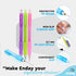 Enday Mechanical Pencils 0.7 mm #2 HB Lead Pencil with Dark Lead, Durable Eraser Refills, 4 Pencils for School, Home,