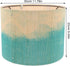 -30X30X23cm OSALADI Drum Lamp Shade Bamboo Lampshade Green Printing Pattern Lamp Cover Chandelier for Floor Table