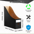 Thenshop 24 Pcs Cardboard Magazine File Holders, Magazine Book Bin Box with Label Sticker, Magazine Paper Organizer for