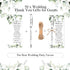 Affrolling 50 Sets Wedding Favors for Guests Bulk Retractable Ballpoint Pen Thank You Cards with Hemp Rope Bridal