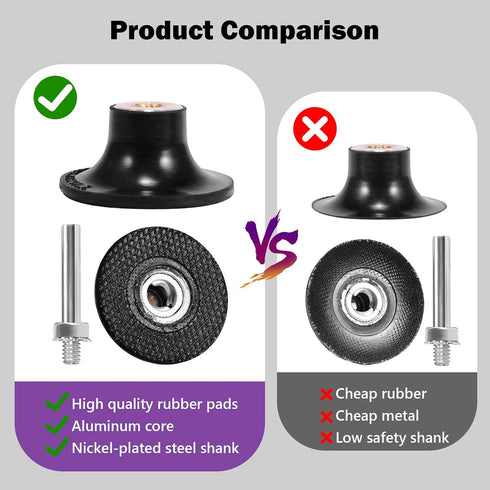 22 2 Inch 1/4" Pcs Quick Change Easy Strip Discs, Sanding Discs with Disc Pad Holder for Die Grinder Surface Strip