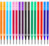 Erasable Pen Refills 0.7 Mm, 8 Assorted Colors Gel Ink Refills, Medium Fine Point Compatible with Retractable Click Pens