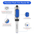 UwinVwin 4Pcs 1/4" Set, 1/2", 3/4", 1", 1-1/4", 1-1/2" Top & Bottom Bearing Flush Trim Router Bit Shank, Carbide Flush