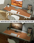 Leather Desk Pad Protector, Mouse Pad, Non-Slip PU Leather Desk Blotter, Large Waterproof Mat for Office/Home (Light