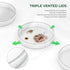 10 Pack Sterile Thick Plastic Petri Dishes with Lid, 90mm Dia x 15mm Deep Clear for Lab Science Experiment