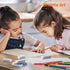 Shuttle Art 144 Pack Premium Erasers Bulk, White Classroom Set for Kids, Teachers, School and Office Supplies