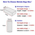 Shrink Wrap Bags, 12x16 Inches, 20 Pcs PVC Clear Heat Seal for Book, Bath Bombs, Candles, Crafts