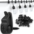 Outdoor String Lights Clips, Weatherproof Cable Hanger Hooks for Hanging Fairy Lights,