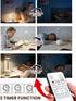 Dimmable Small Touch Lamp with Remote, Tumbler Design Cordless Table Lamp, USB Rechargeable Bedside Night Light