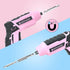 Bielmeier 4V Pink Cordless Screwdriver Set, Mini Electric Drill with 27 Piece Driver Set and USB Charger