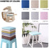 GWTYR Green,1 Pack,Square 28x28x3cm Grass Soft Chair Pad Seat Cushion with Removable Cover, Memory Foam, Chair Cushion