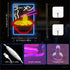 Ramen Neon Sign Pink LED Noodles Light Up Restaurant Shop Bedroom Home Bar Noodles Decor Japanese Neon Signs for Wall