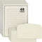 Premium Letter Writing Stationery Set with Envelopes 48 Sheets of Ecru Paper