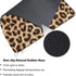 Retro Leopard Print Pattern Mouse Pad, Vintage Seamless Design for Office Accessories