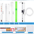 6 Teenyyou Auto Siphon Mini and Triple Scale Hydrometer, Feet of Food Safe Tubing & Clamp and Plastic Test Jar, Brix