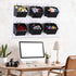 6 Pcs Pegboard Bins with Hooks, Back to School Supplies, Pegboard Organizer Accessories for Classroom Office Garage