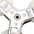 Replacement Stair Climbing Wheel, Plastic Silent Rotatable Shopping Laundry Cart Wheel, Trolley Climbing Triangle Wheel