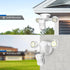 25W 3000LM 5000K 4 320Wide SANSI Upgraded Motion Sensor Outdoor Lights Flood Lights Outdoor, Dusk to Dawn Security