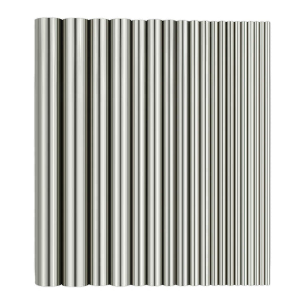 Diameter 2-10mm Stainless Steel Round Rods Bar for DIY Craft, 19PCS Set