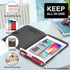 Sooez Glitter Clipboard with Storage, High Capacity Clipboard with Pen Holder, Cute 8.5x11 Clip Boards, Sparkle Plastic